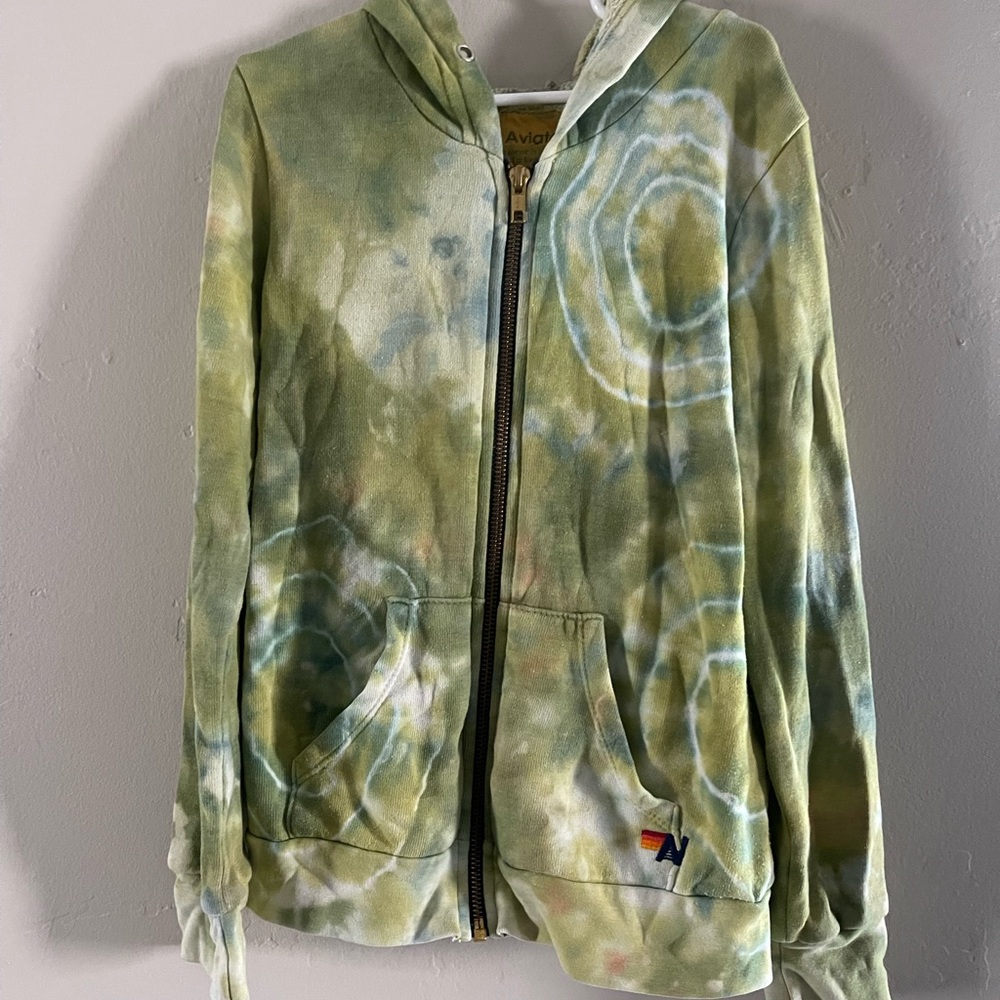 Aviator Nation Green Tie-Dye Kids Matching Set